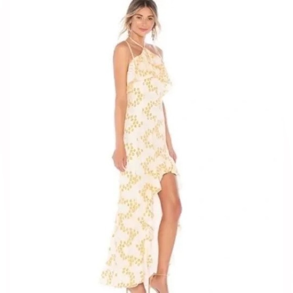 Lovers + Friends Oorja Floral Lace Midi Dress Size M NWOT - Picture 4 of 16